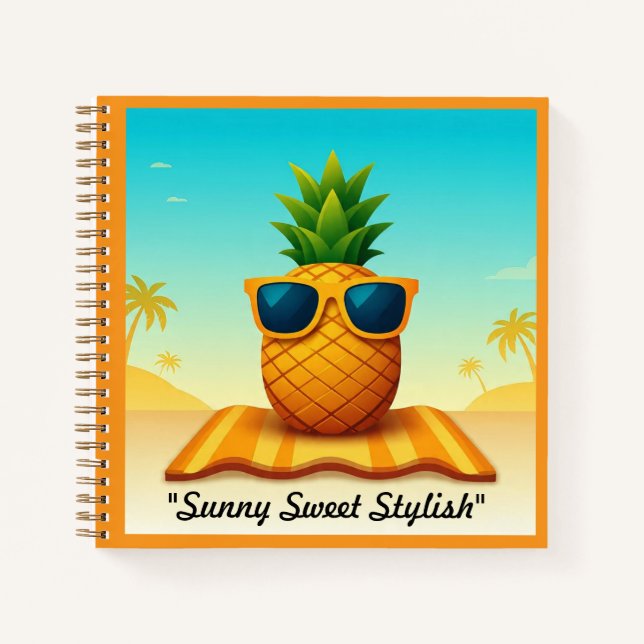 Cuaderno "Tropical Sunset Bliss" (Anverso)