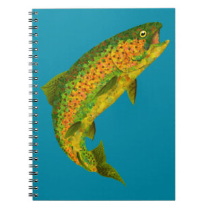 Cuaderno Trucha arco iris de hoja de lápiz 4