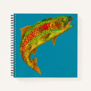 Cuaderno Trucha arco iris de hoja de lápiz 5
