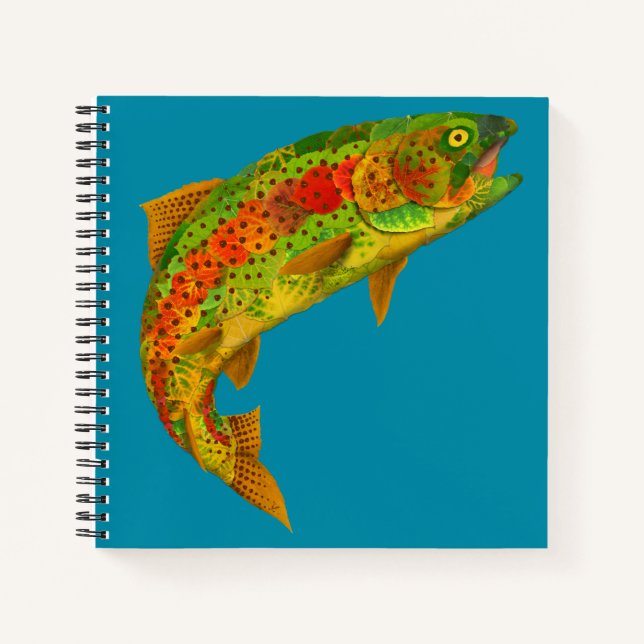 Cuaderno Trucha arco iris de hoja de lápiz 5 (Anverso)