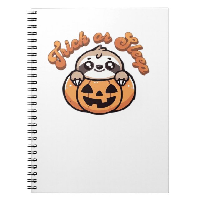 Cuaderno Truco de eslora de Halloween o calabaza de espuma  (Frente)