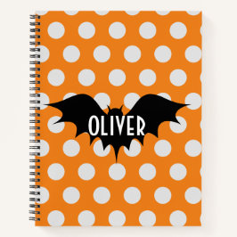 Cuaderno Truco de Halloween o tratamiento monograma persona