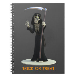 Cuaderno Truco o trato. Parca de dibujos animados