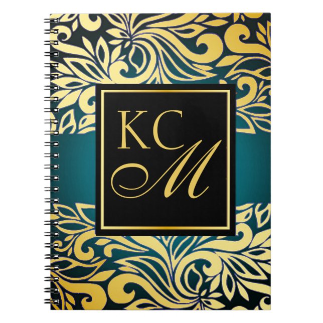 Cuaderno Trullo floral adornado del diario el | del (Frente)