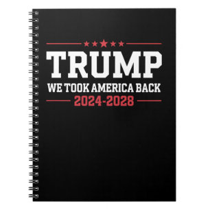 Cuaderno Trump 2024 Recuperamos América 47 EE. UU.