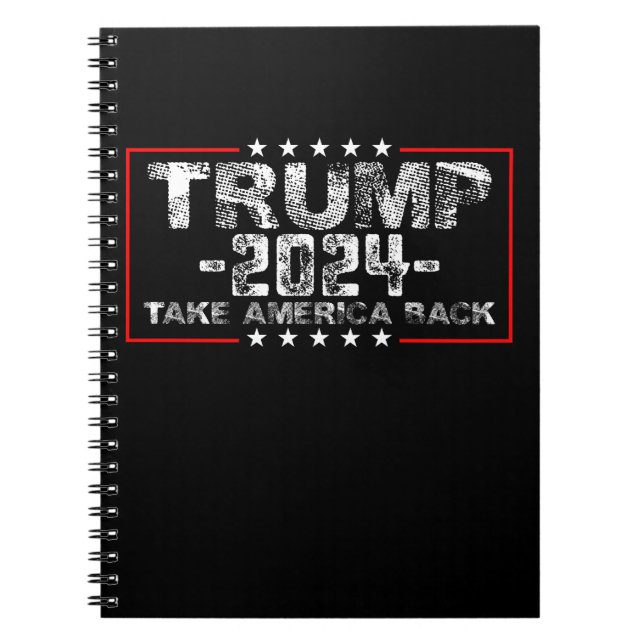 Cuaderno Trump 2024 Recuperar la vida política de Estados U (Frente)
