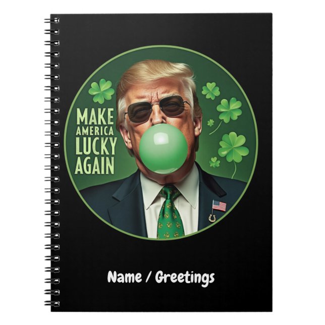 Cuaderno Trump Bubblegum vuelve a tener suerte en Estados U (Frente)