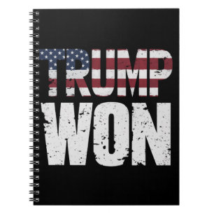 Cuaderno Trump Ganó 47º Presidente de EE. UU. Ganó Elección