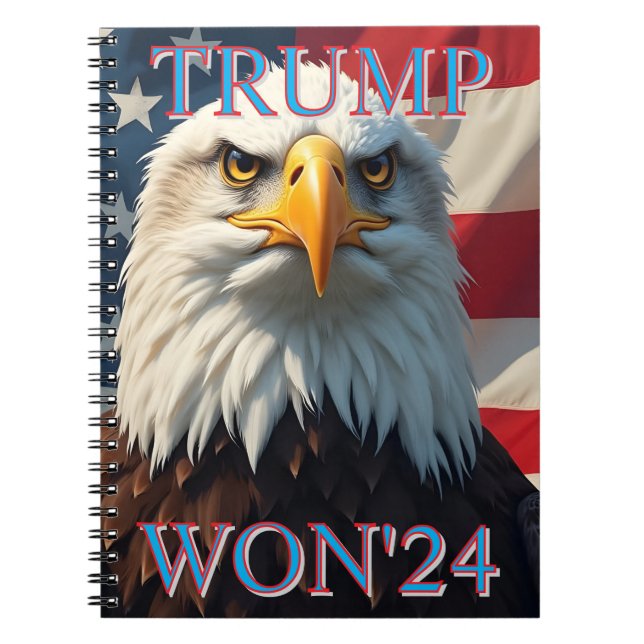 CUADERNO TRUMP GANÓ EL 2024 (Frente)