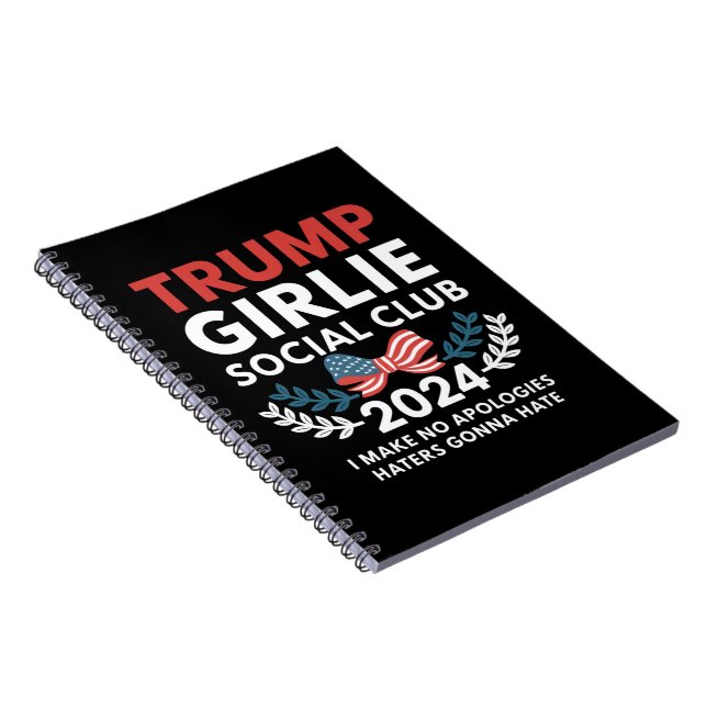 Cuaderno Trump Girlie Coquette Social Club doblega las elec (Lado Derecho)