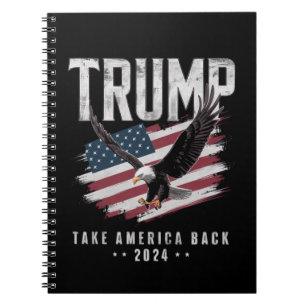 Cuaderno Trump Recuperar América 2024 Elección Vintage