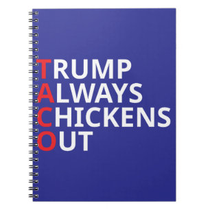 Cuaderno Trump siempre se desvanece