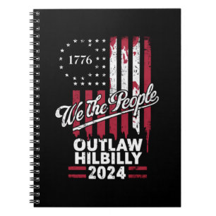 Cuaderno Trump Vance 2024 Donald Trump Proscrito Hillbilly