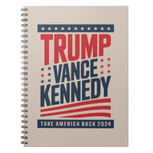 Cuaderno Trump Vance Kennedy Recuperemos Estados Unidos 202