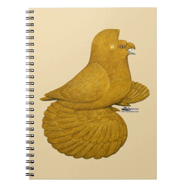 Cuaderno Trumpeter Pigeon Yellow (Frente)
