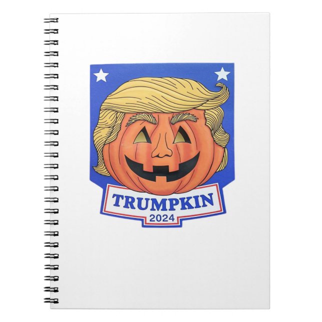 Cuaderno Trumpkin Classic - Cita divertida de Halloween (Frente)