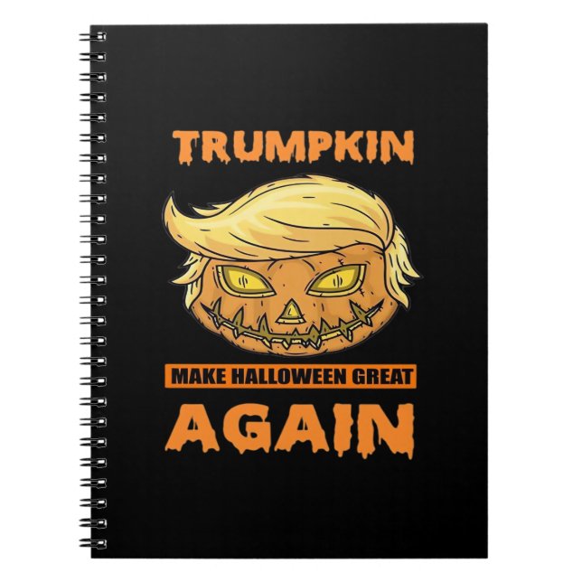 Cuaderno Trumpkin hace que Halloween sea genial otra vez di (Frente)