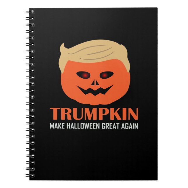 Cuaderno Trumpkin hace que Halloween sea grande de nuevo di (Frente)