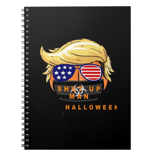 Cuaderno Trumpkin hace que Halloween sea grande de nuevo re (Frente)