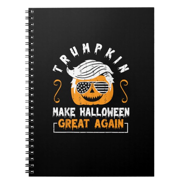 Cuaderno Trumpkin hace que Halloween sea grande otra vez ca (Frente)