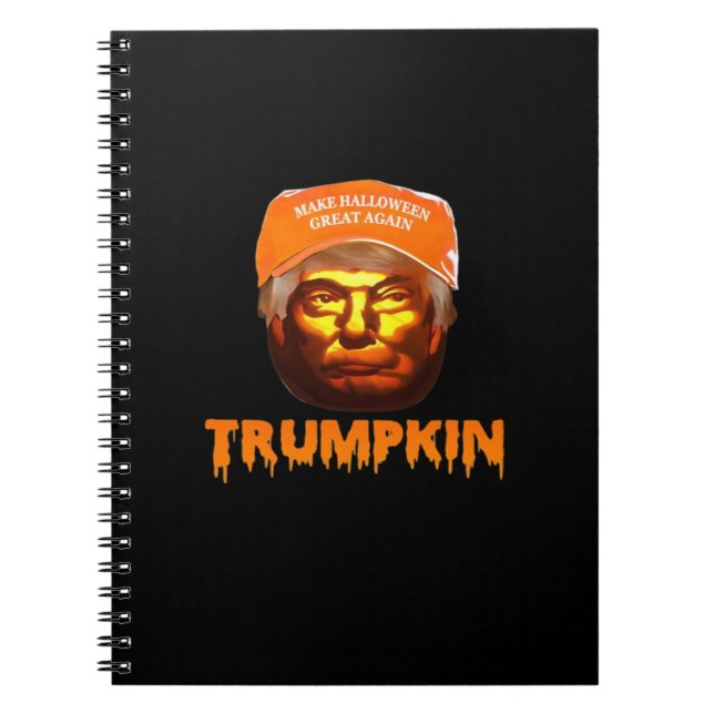 Cuaderno Trumpkin hace que Halloween sea grande otra vez es (Frente)