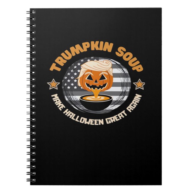 Cuaderno Trumpkin hace que Halloween sea grande otra vez so (Frente)