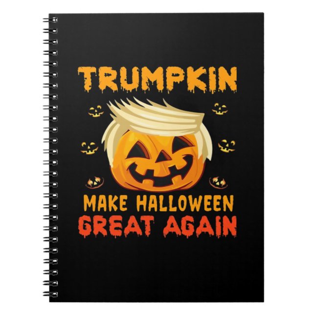 Cuaderno Trumpkin - Haz que Halloween sea grande otra vez (Frente)