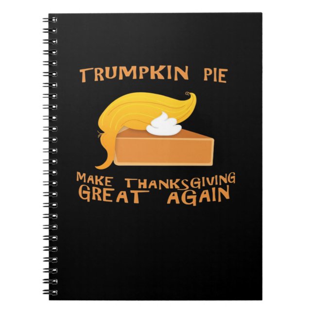 Cuaderno Trumpkin Pie Acción de Gracias (Frente)