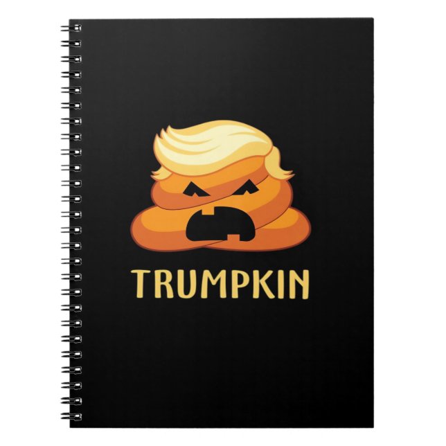 Cuaderno Trumpkin Poop Funny Halloween (Frente)