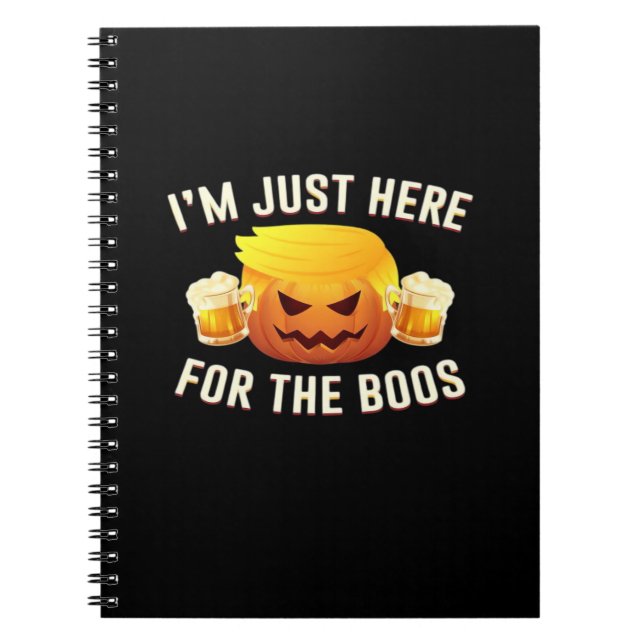 Cuaderno Trumpkin sólo para el disfraz de Halloween boos (Frente)