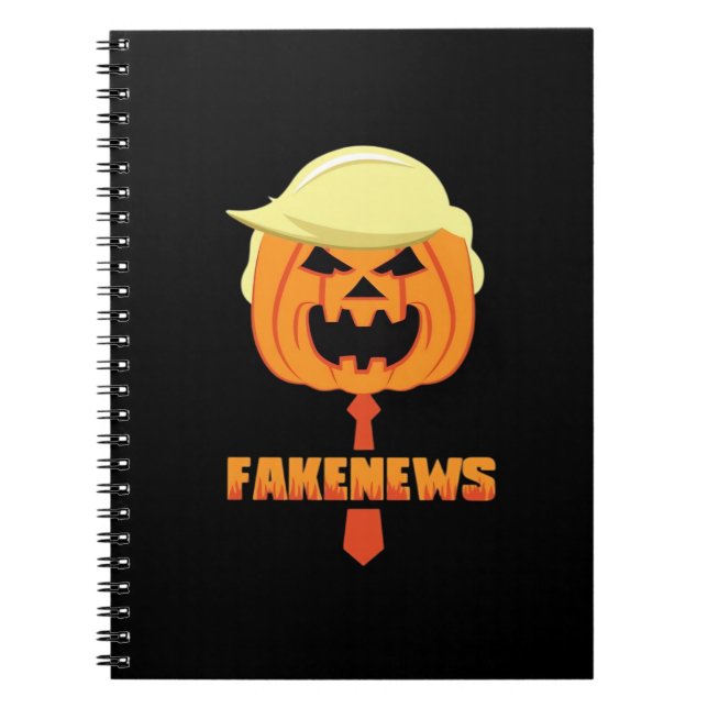 Cuaderno Trumpkin vuelve a hacer grande a Halloween (Frente)