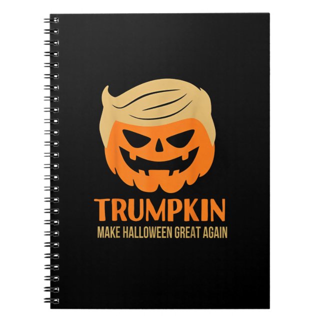 Cuaderno Trumpkin vuelve a hacer grande a Halloween (Frente)