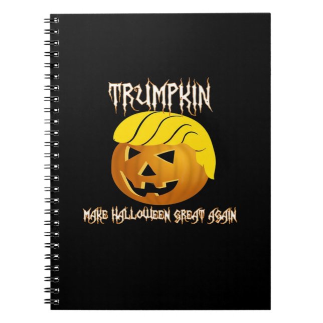 Cuaderno Trumpkin vuelve a hacer grande a Halloween (Frente)