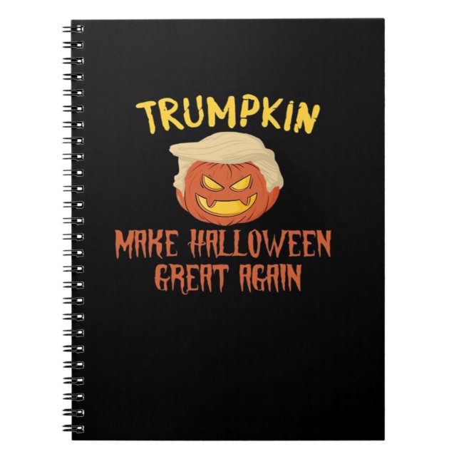 Cuaderno Trumpkin vuelve a hacer grande a Halloween - Graci (Frente)