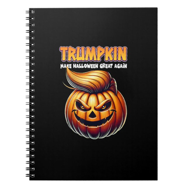 Cuaderno Trumpkin vuelve a hacer grande a Halloween Jack O  (Frente)