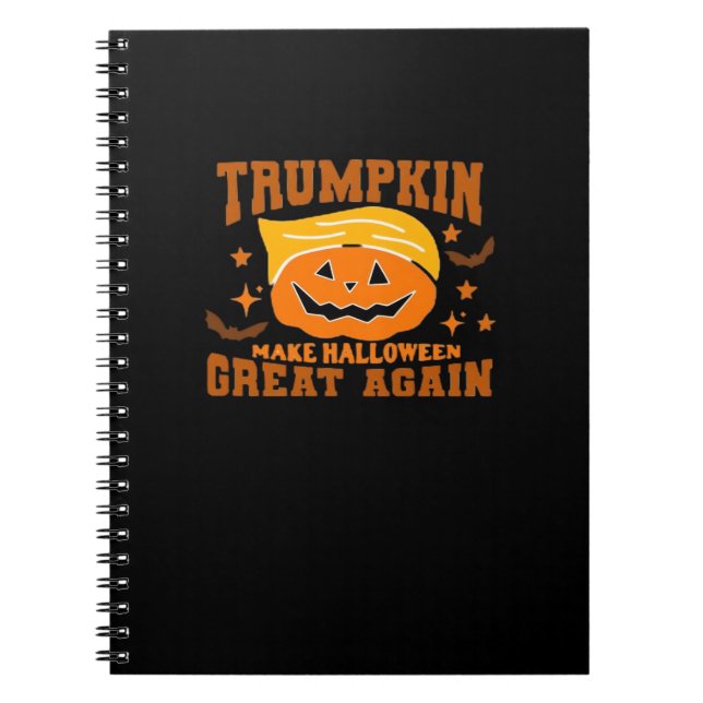 Cuaderno Trumpkin vuelve a hacer que Halloween sea grande - (Frente)