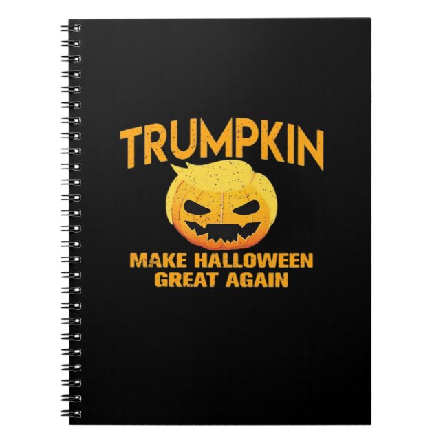 Cuaderno Trumpkin vuelve a hacer que Halloween sea grande - (Frente)