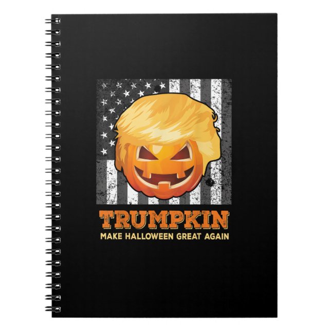 Cuaderno Trumpkin vuelve a hacer que Halloween sea grande (Frente)