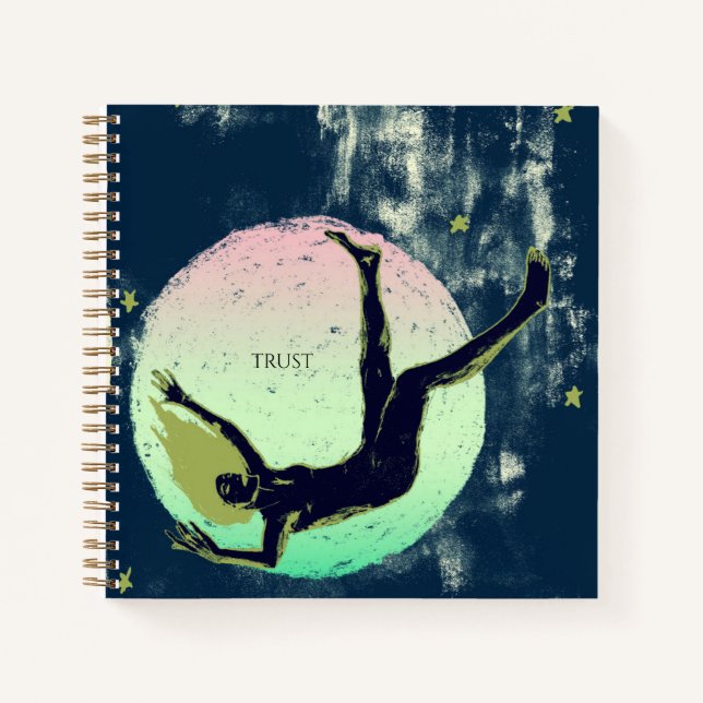 Cuaderno Trust Journal- "Moon Falling to Earth" (Anverso)