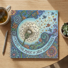 Cuaderno Trust The Magic of New Beginnings Spiral Notebook