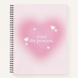 Cuaderno Trust the Process Aesthetic Notebook – 