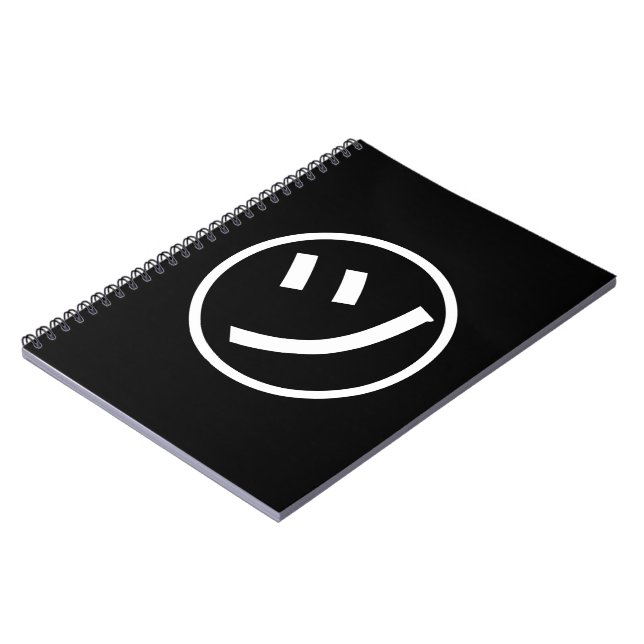 Cuaderno ㋡ Tsu Kana Katakana Sonriente Emoji / Emoticon (Lado Izquierdo)