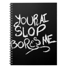 Cuaderno Tu basura de IA me aburre