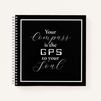 Cuaderno 'Tu brújula es la frase GPS a tu alma'