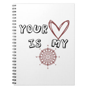 Cuaderno Tu corazón es mi brújula