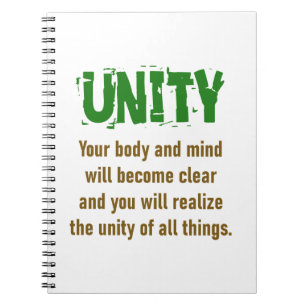 Cuaderno Tu Cuerpo Y Mente Quedarán Claros - Cita De Unidad