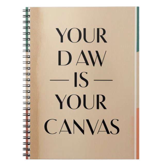 Cuaderno Tu DAW es tu lienzo opción 2 (Frente)