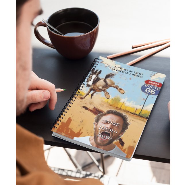 Cuaderno tu foto, consigue tus patadas, oatman arizona, bur (Subido por el creador)