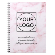 Tu logo aquí blanco simple minimal MÁRMOL ROSA No