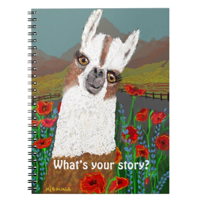 Cuaderno Tu mamá llama en el campo de la adormidera (Frente)